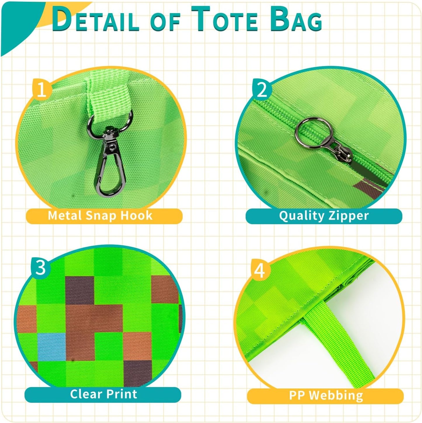 Kids School Tote Bag with Pencil Case – Carry Learning in Style